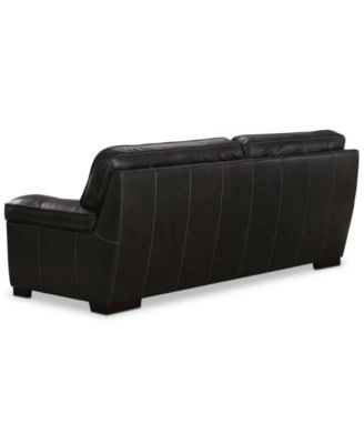 Myars 91" Leather Sofa, Created for Macy's