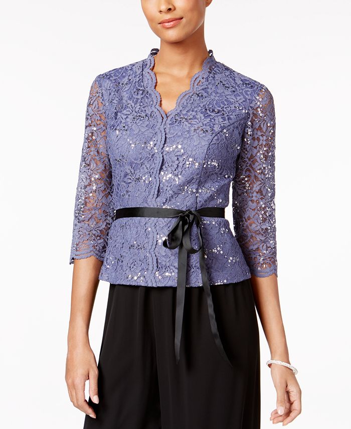 Alex evenings new arrivals tops macy's
