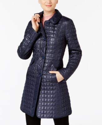 kate spade quilted trench coat