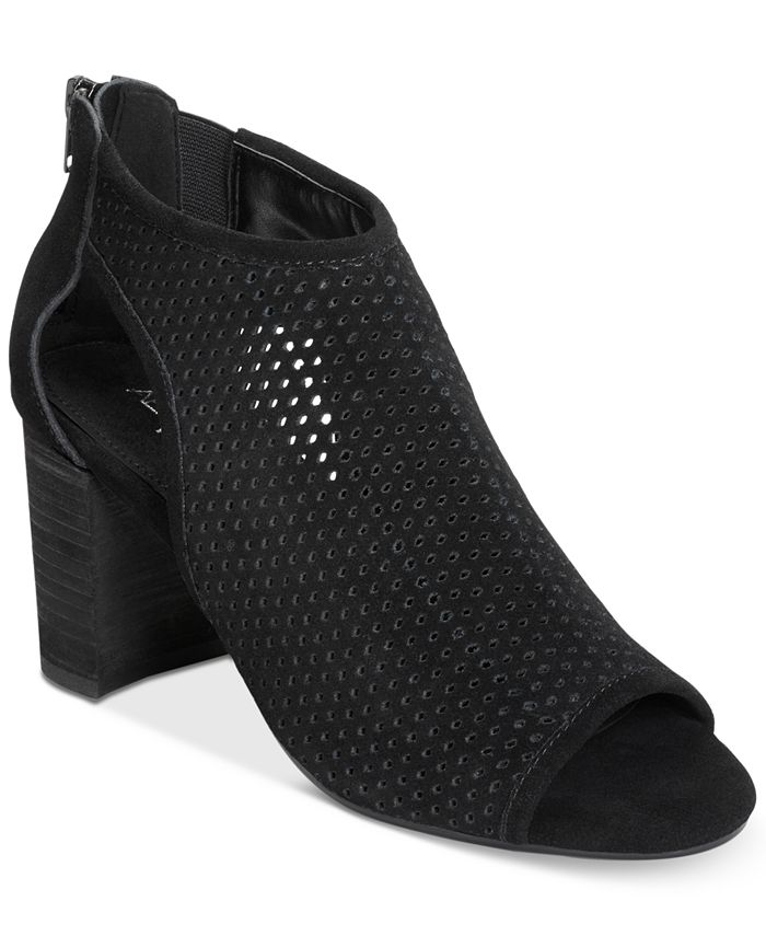 Macys peep clearance toe booties