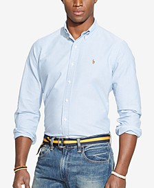 폴로 랄프로렌 셔츠 (클래식 핏) Polo Ralph Lauren Mens Classic Fit Long Sleeve Solid Oxford Shirt