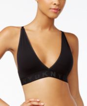 DKNY seamless two pack bralettes in grey and pink