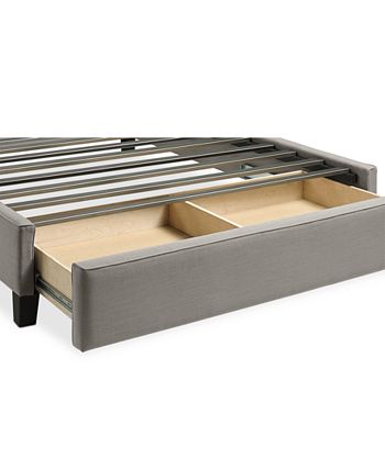 Furniture - Rory Upholstered Storage California King Bed