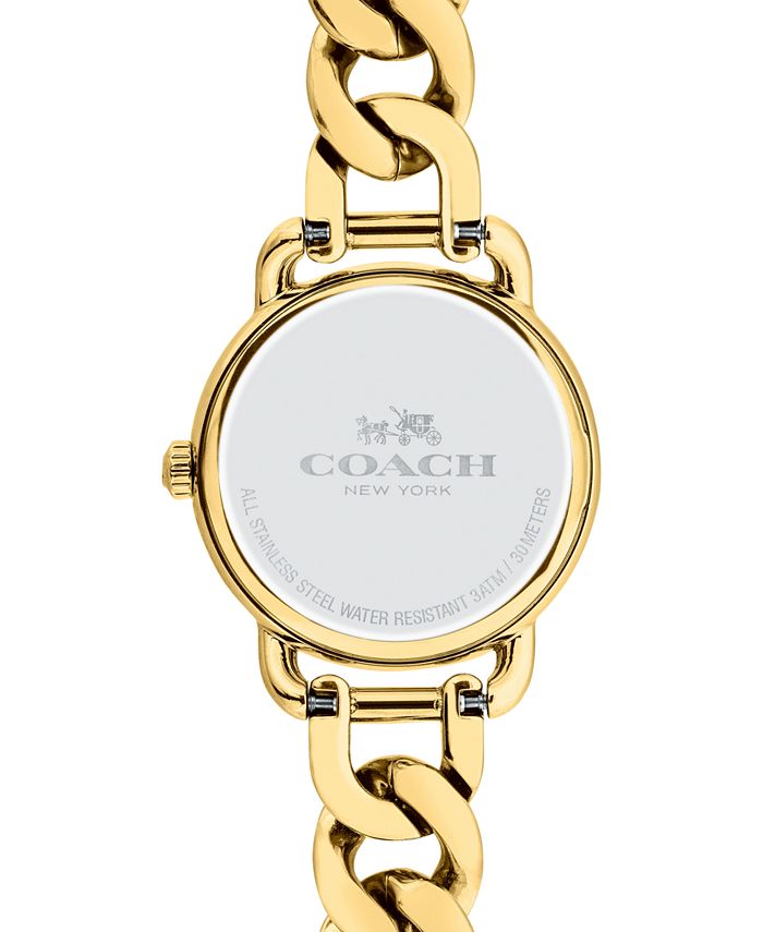 COACH Women's Delancey GoldTone Stainless Steel Chain Link Bracelet