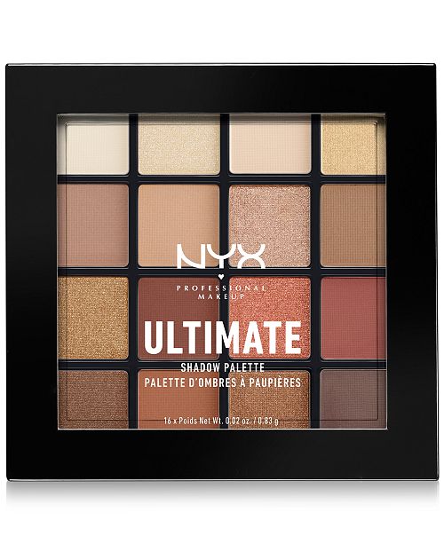 Nyx Professional Makeup Ultimate Shadow Palette Warm Neutrals