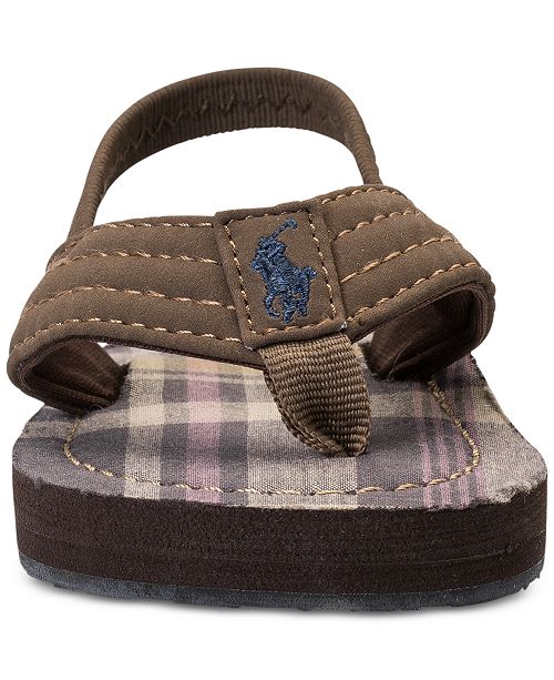 Polo Ralph Lauren Toddler Boys' Theo FlipFlop Sandals from Finish Line & Reviews Finish Line