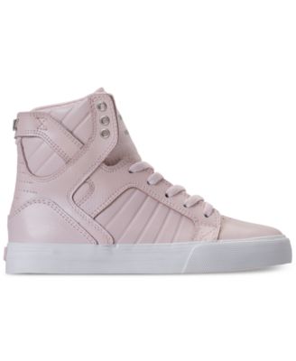 SUPRA Big Girls' Skytop Metallic High-Top Casual Sneakers from