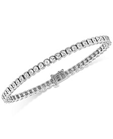 Diamond Illusion Tennis Bracelet (1/2 ct. t.w.) in Sterling Silver (Also available in Yellow or Rose Gold Over Silver)