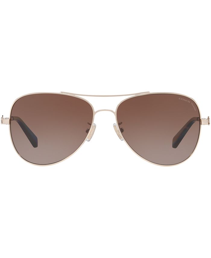 COACH Polarized Sunglasses , HC7074 Macy's