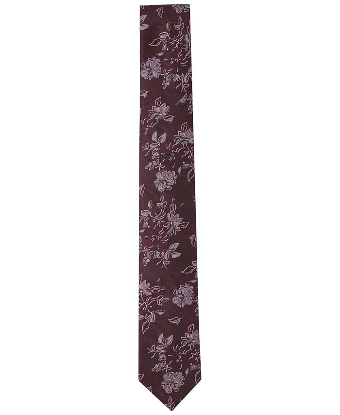 Bar III Men's Twinbrook Floral Skinny Tie, Created for Macy's Macy's