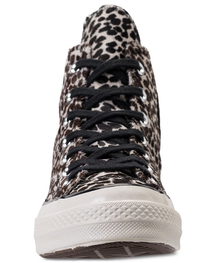 cheetah pony hair converse