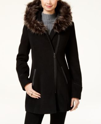 juniors winter coats with fur hoods