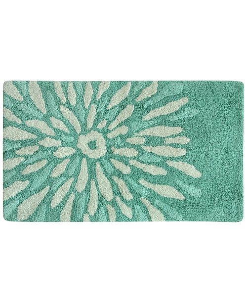 Bacova Closeout Flower Power Cotton 20 X 30 Accent Rug Reviews Bath Rugs Bath Mats Bed Bath Macy S