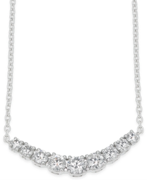 image of Diamond Classic Collar Necklace (1/2 ct. t.w.) in 14k White Gold