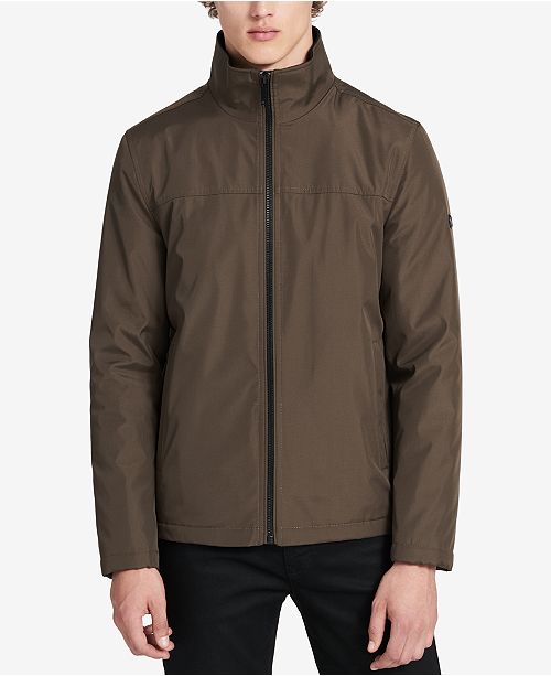 Calvin Klein Men's Lightweight StandCollar Jacket Coats & Jackets