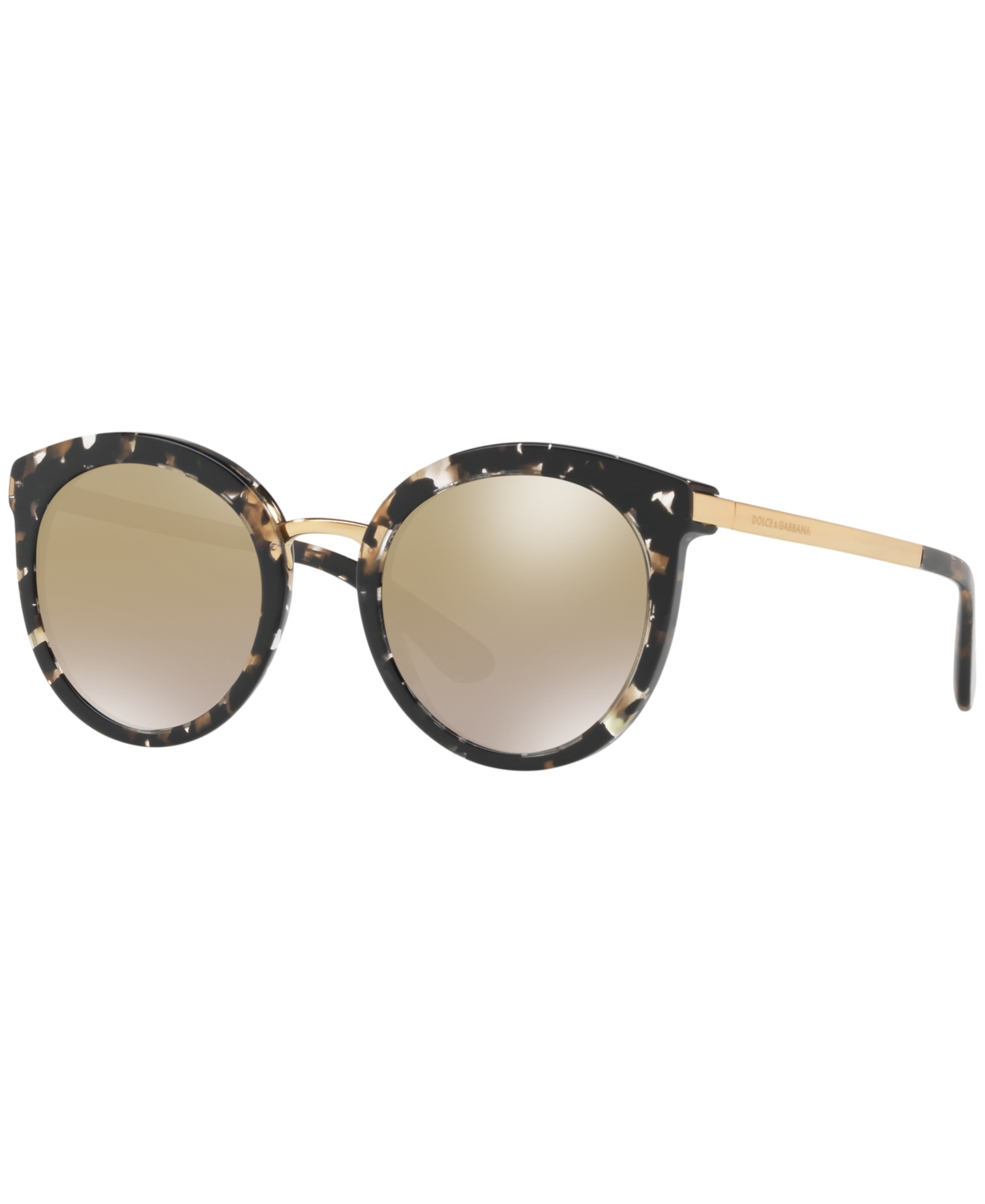 Dolce&Gabbana Sunglasses, DG4268 - BLACK/BROWN GRADIENT MIRROR