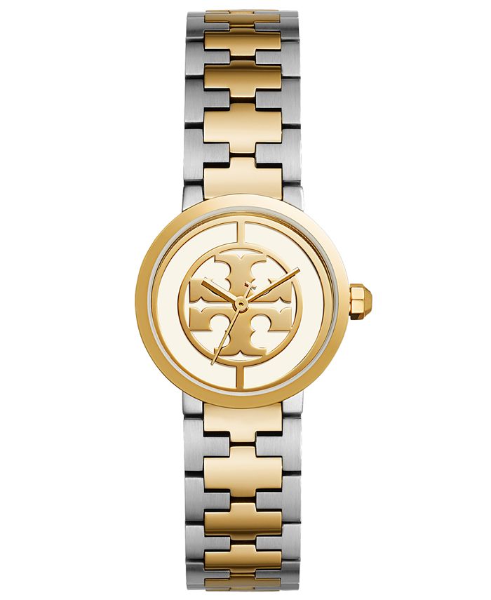 Tory Burch Women's Reva Two-Tone Stainless Steel Bracelet Watch 28mm &  Reviews - All Watches - Jewelry & Watches - Macy's