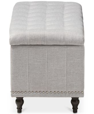 Kaylee Button-Tufted Storage Ottoman Bench