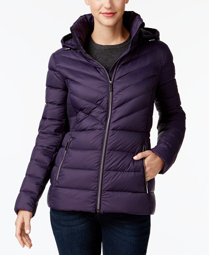 Michael Kors Packable Down Puffer Coat, Created for Macy's - Macy's