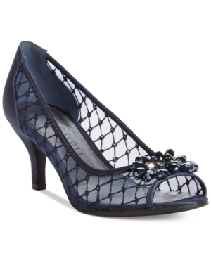 image of Karen Scott Maralyn Peep-Toe Evening Pumps, Created for Macy-s Women-s Shoes