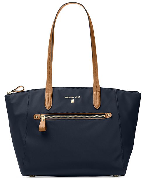 Michael Kors Kelsey Medium Top-Zip Tote - Handbags & Accessories - Macy's