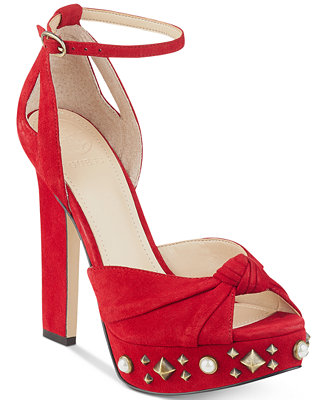 GUESS Women's Kenzie Studded Platform Sandals & Reviews - Sandals ...