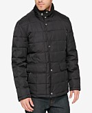 Cole Haan Mens Quilted Jacket with Light Weight Bib