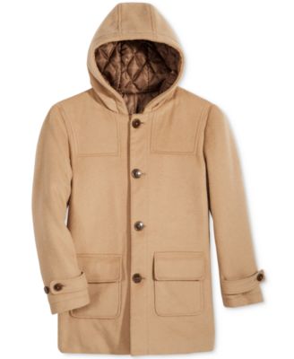 camel hooded jacket