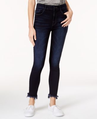 M1858 Alice High-Rise Skinny Jeans with Frayed Hem, Created for Macy's ...