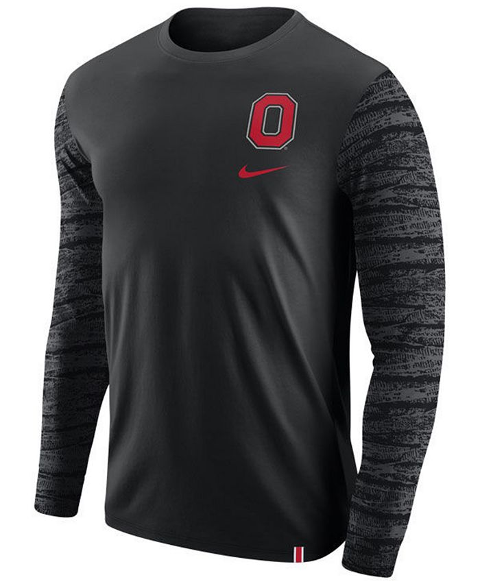 Nike Men's Ohio State Buckeyes Enzyme Long Sleeve T-Shirt - Macy's