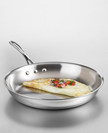 Calphalon Omelet Pan, Tri-Ply, Stainless Steel, 8