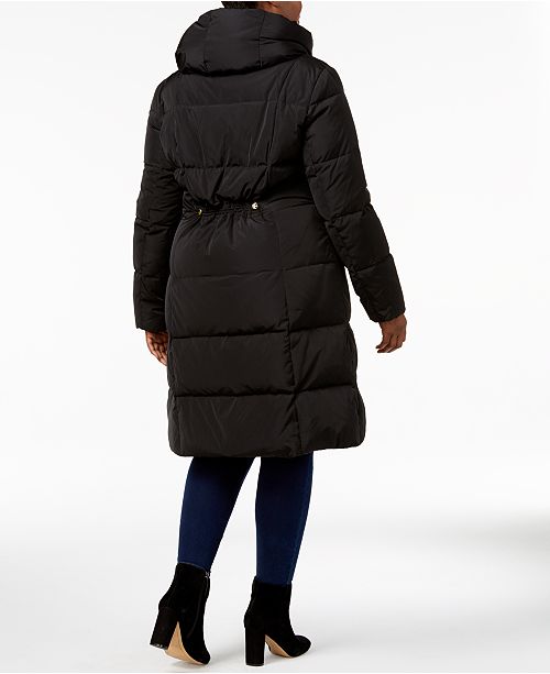 Cole Haan Signature Plus Size PillowCollar Heavyweight Puffer Coat