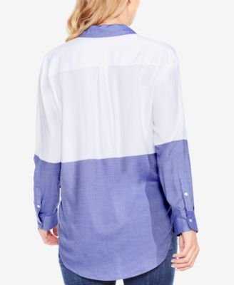 Vince Camuto Colorblocked Shirt - Macy's