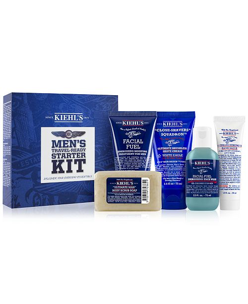 Kiehl's Since 1851 5Pc. Men's Starter Set & Reviews Beauty Gift Sets Beauty Macy's