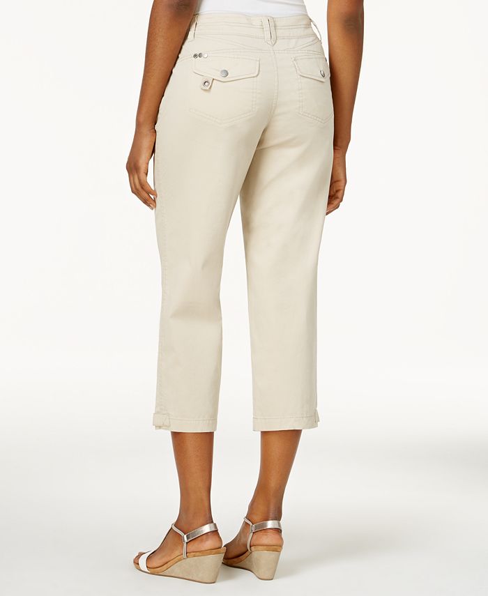 Style & Co Petite Twill Capri Pants, Created for Macy's Macy's