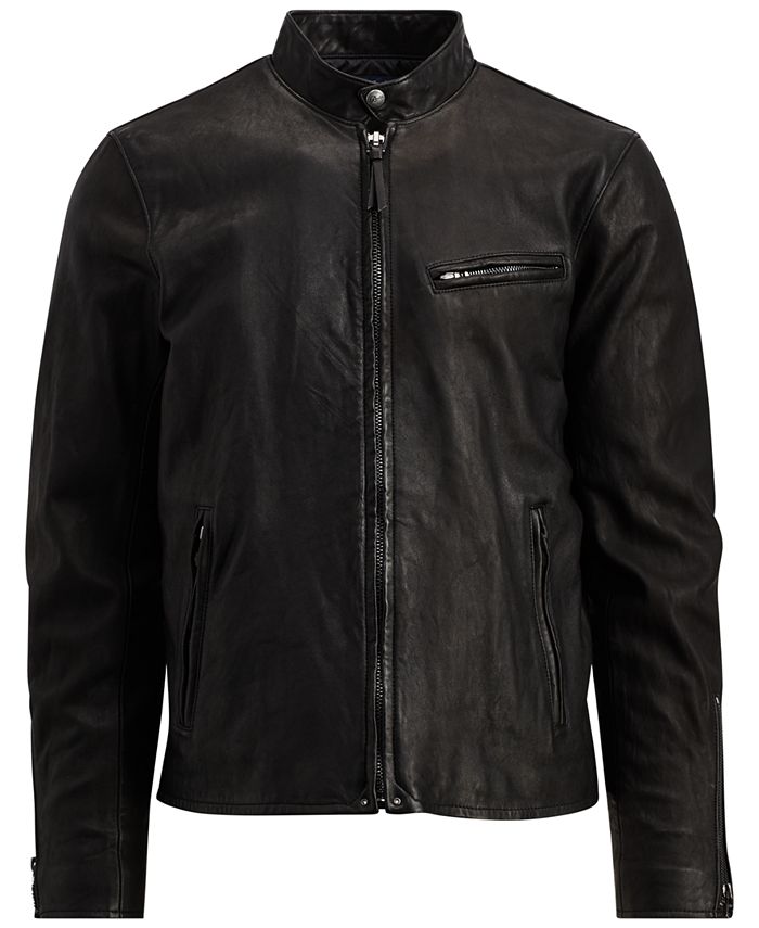 Polo Ralph Lauren - Caf&eacute; Racer Leather Jacket