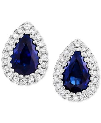 macy's sapphire earrings