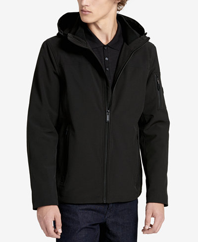 Calvin Klein Men's Fleece-Lined Stretch Jacket - Coats & Jackets - Men ...