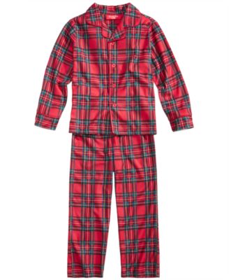 Photo 1 of SIZE 2T-3T Matching Family Pajamas Kids Brinkley Plaid Pajama Set, 