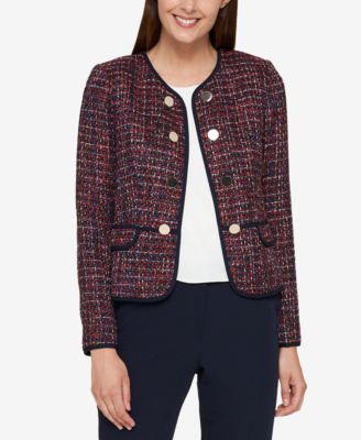 tommy hilfiger tweed blazer