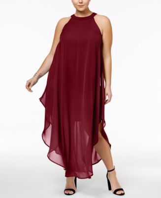 Love Squared Plus Size Maxi Shift Dress - Dresses - Plus Sizes - Macy's