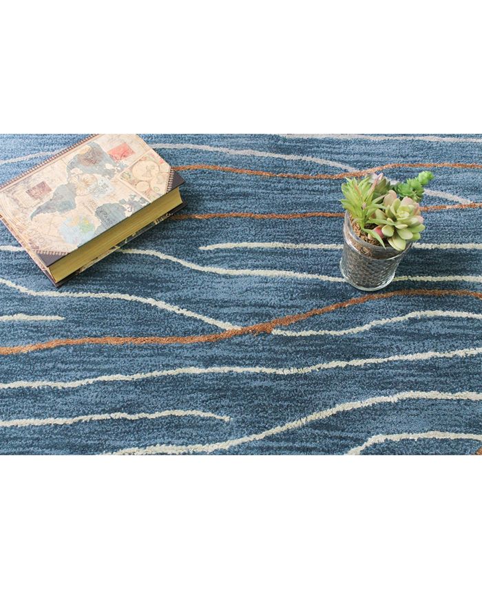 Mink Waves 14'' Square Swatch Macy's