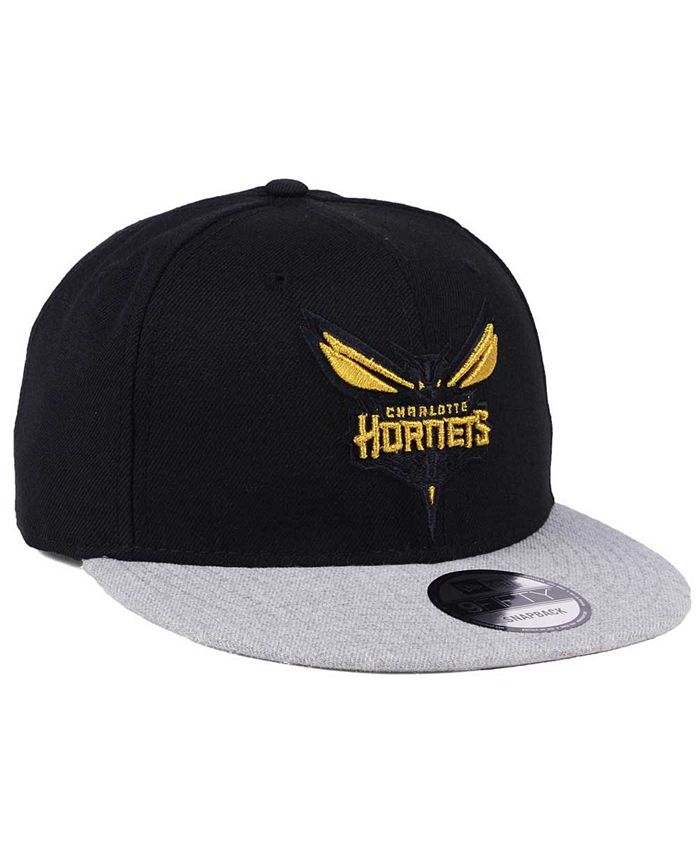 New Era Charlotte Hornets Gold Tip Off 9FIFTY Snapback Cap - Macy's
