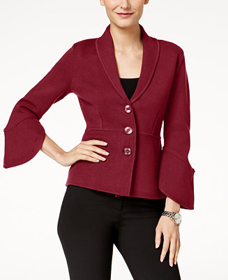 Alfani Bell-Sleeve Cardigan, Created for Macy's & Reviews - Sweaters ...
