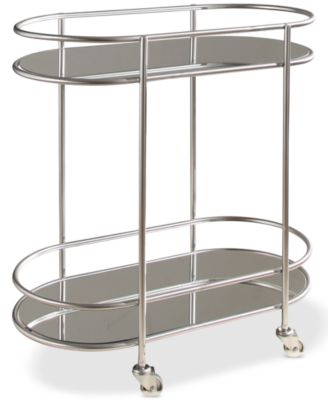 Abbyson Living - Cliver Bar Cart, Quick Ship