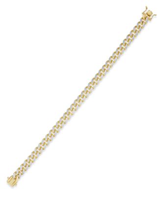 gold and silver chain bracelet