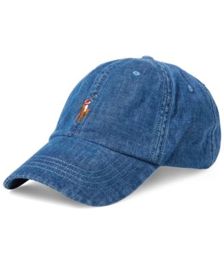 Polo Ralph Lauren Men's Denim Sports Cap & Reviews - Hats, Gloves & Scarves  - Men - Macy's