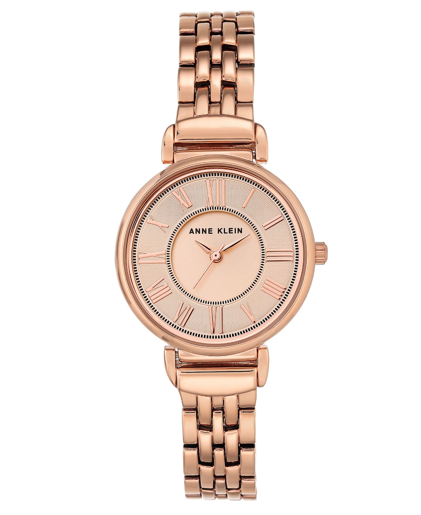 Женские часы Anne Klein Rose Gold-Tone Bracelet Watch 30mm — фото 1