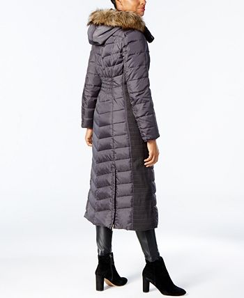 Michael kors clearance maxi puffer coat