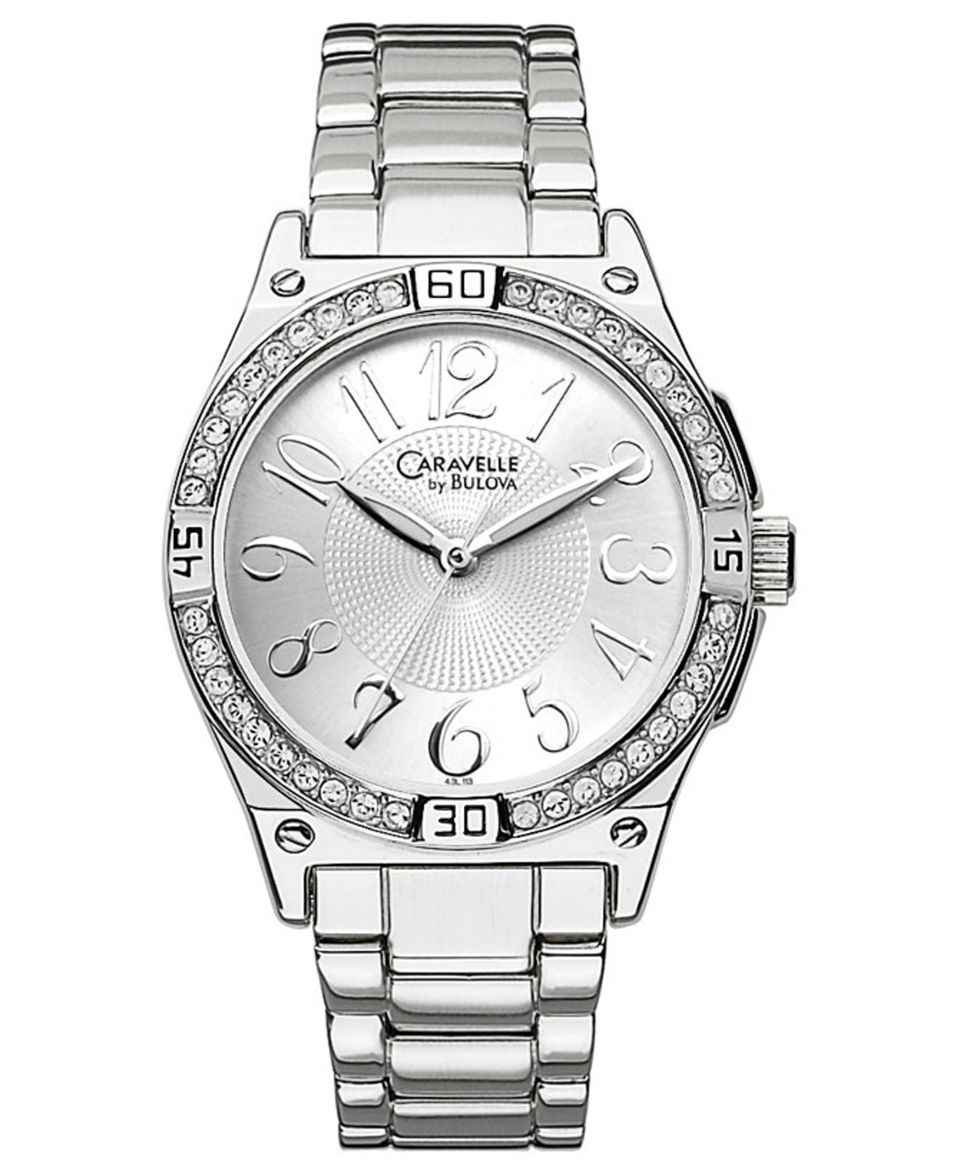 Caravelle New York by Bulova Watch, Womens 50th Anniversary Silver